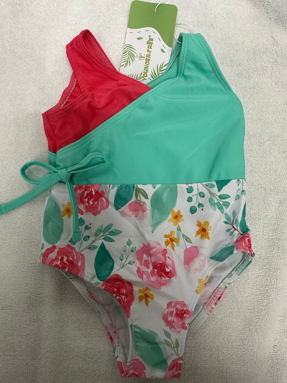 Girls' Floral One-Piece Swimsuit